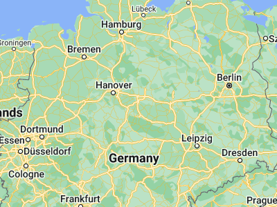 Map showing location of Wolfenbüttel (52.16442, 10.54095)