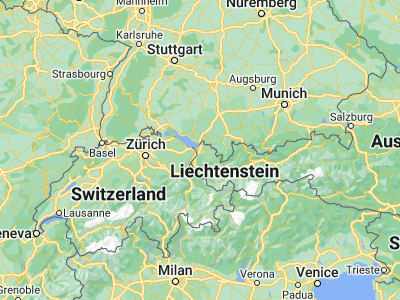 Map showing location of Wolfurt (47.46667, 9.75)