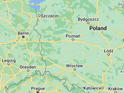 Map showing location of Wolsztyn (52.11552, 16.11712)