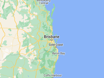 Map showing location of Wooloowin (-27.42244, 153.04204)