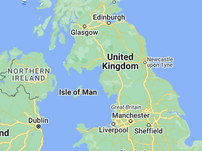 Map showing location of Workington (54.6425, -3.54413)