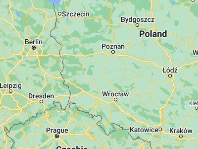 Map showing location of Wschowa (51.80705, 16.31663)