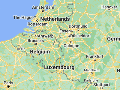 Map showing location of Würselen (50.81809, 6.1347)