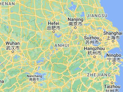 Map showing location of Wusong (30.95, 117.78333)