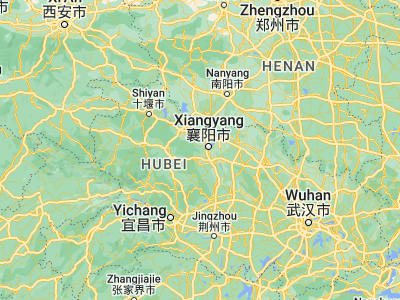 Map showing location of Xiangcheng Qu (31.93667, 111.91778)
