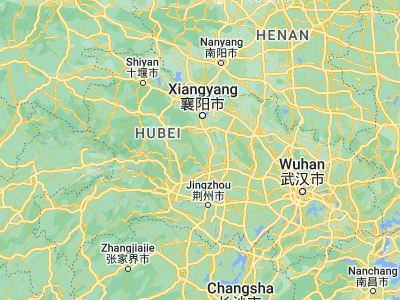 Map showing location of Xianju (31.40015, 112.03379)