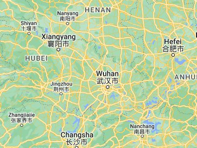 Map showing location of Xiaogang (31.07742, 113.93363)