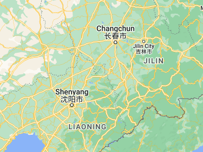 Map showing location of Xifeng (42.73722, 124.72222)
