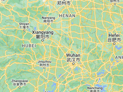 Map showing location of Xihe (31.68636, 113.46585)