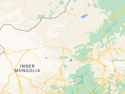 Map showing location of Xilin Hot (43.96667, 116.03333)