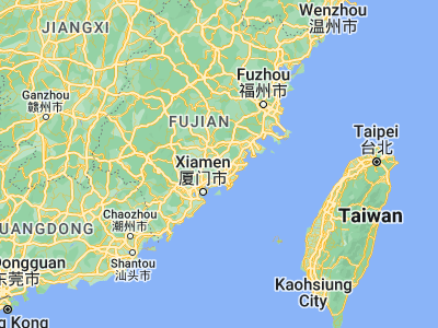 Map showing location of Ximei (24.96389, 118.37944)