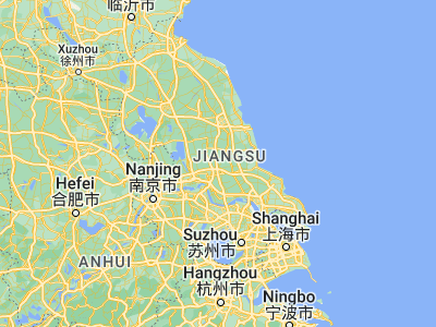 Map showing location of Xingtai (32.68611, 120.075)