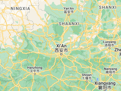 Map showing location of Xinxing (34.77556, 108.885)