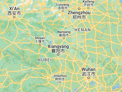 Map showing location of Xinye (32.51861, 112.35222)