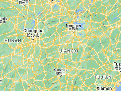 Map showing location of Xinyu (27.80429, 114.93335)