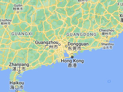 Map showing location of Xinzao (23.04316, 113.41588)