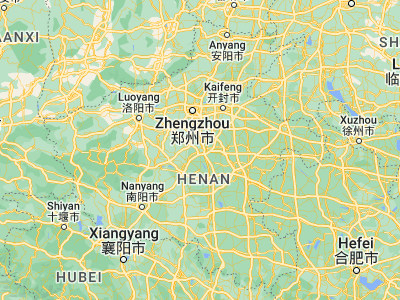 Map showing location of Xuchang (34.01667, 113.81667)