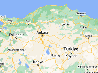 Map showing location of Yahşihan (39.85028, 33.45294)