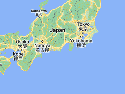 Map showing location of Yaizu (34.86667, 138.33333)