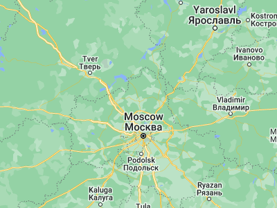 Map showing location of Yakhroma (56.3, 37.48333)