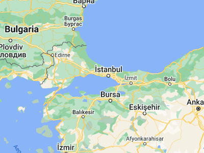Map showing location of Yakuplu (40.98894, 28.67582)