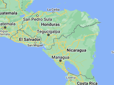 Map showing location of Yalagüina (13.48375, -86.49297)