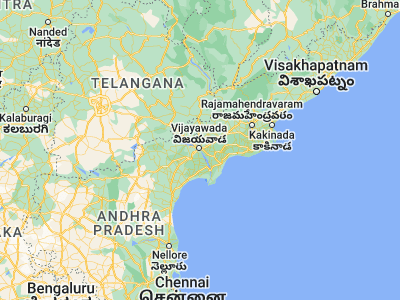 Map showing location of Yanamalakuduru (16.48531, 80.66746)