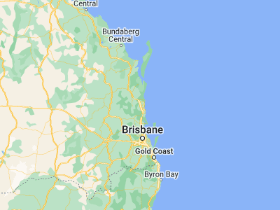 Map showing location of Yandina (-26.56165, 152.95595)