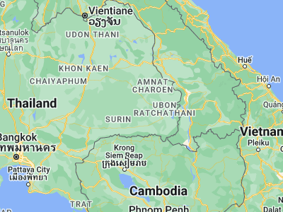 Map showing location of Yang Chum Noi (15.26453, 104.39769)