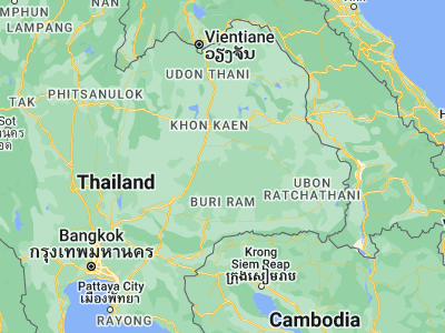 Map showing location of Yang Si Surat (15.68361, 103.10311)