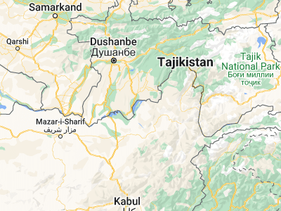 Map showing location of Yangī Qal‘ah (37.46572, 69.61131)