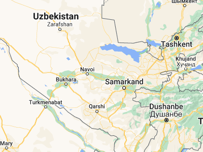 Map showing location of Yangirabot (40.02539, 65.96095)