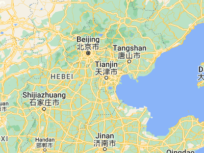 Map showing location of Yangliuqing (39.1375, 116.99972)