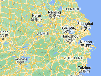 Map showing location of Yangong (30.65062, 118.45019)