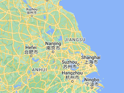 Map showing location of Yangzhou (32.39722, 119.43583)