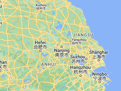 Map showing location of Yanjiang (32.16382, 118.7115)