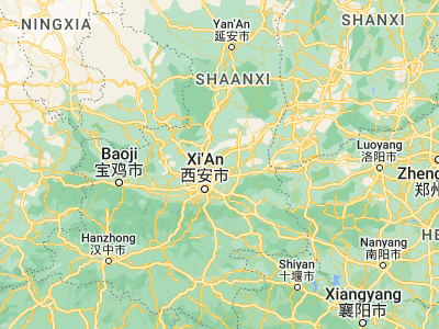 Map showing location of Yanliang (34.65918, 109.22921)