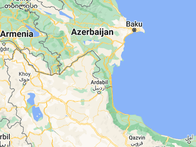 Map showing location of Yardımlı (38.92056, 48.23722)