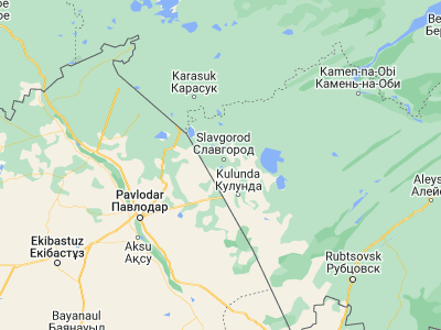 Map showing location of Yarovoye (52.9273, 78.58)