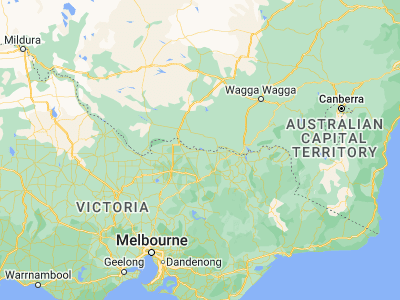 Map showing location of Yarrawonga (-36.01923, 145.99972)