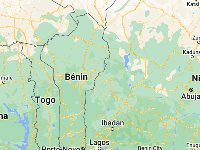 Map showing location of Yashikera (9.76667, 3.4)