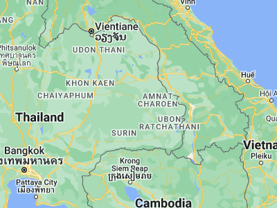Map showing location of Yasothon (15.79408, 104.1451)