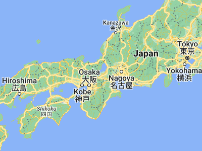 Map showing location of Yasu (35.06801, 136.02327)