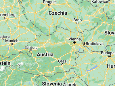 Map showing location of Ybbs an der Donau (48.16667, 15.08333)