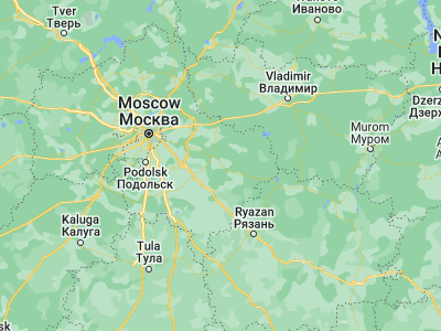 Map showing location of Yegor’yevsk (55.38283, 39.03233)