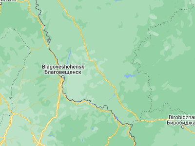 Map showing location of Yekaterinoslavka (50.37344, 129.10957)