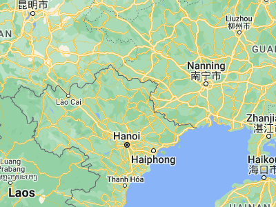 Map showing location of Yến Lạc (22.23693, 106.18149)