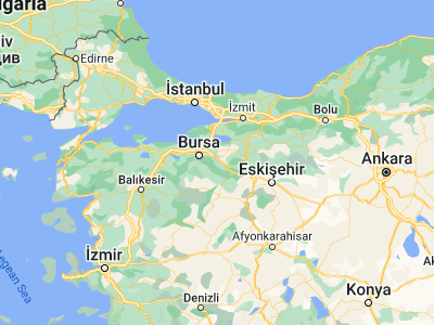 Map showing location of Yeniceköy (40.08778, 29.42194)