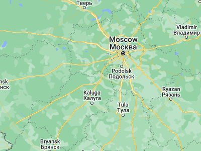 Map showing location of Yermolino (55.19489, 36.59513)