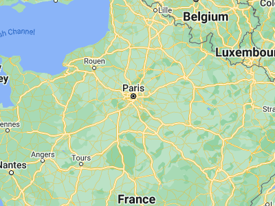 Map showing location of Yerres (48.71785, 2.49338)
